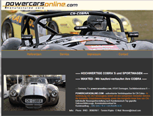 Tablet Screenshot of powercarsonline.de